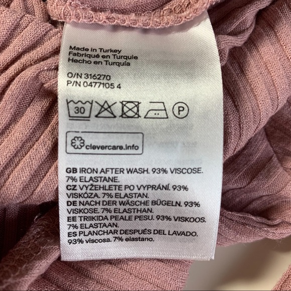 🎁 Dusty pink rib knit bodysuit - Picture 8 of 9